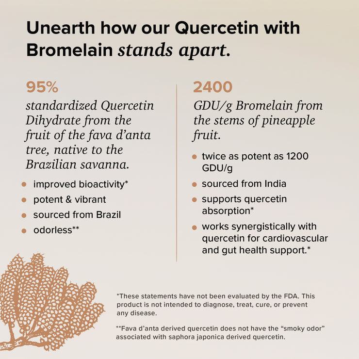 Quercetin with Bromelain